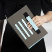UMIDIGI G1 Tab 10-11" Universal 360 Rotation Leather Case Black - 9