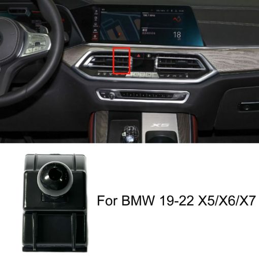 BMW Car Air Outlet Phone Holder Base for 19-22 X5/X6/X7 Models - 1