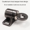 Magnetic Suction Bumper Ball Adhesive Coupler for Cabinet Doors (Black) - 5