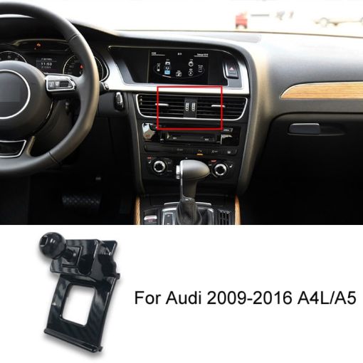 Audi A4L/A5 09-16 Left Driving Car Phone Holder Mount Base - 1