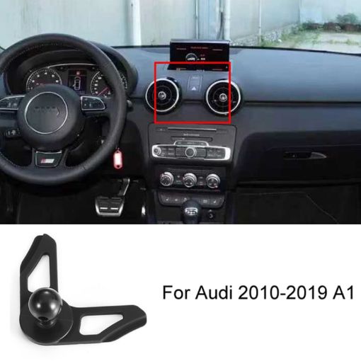 Audi A1 10-19 Left Driving Car Phone Holder Mount Base - 1