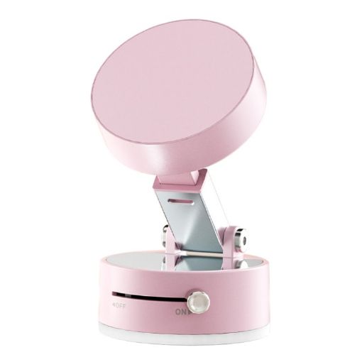 AIMITE P1 Pink Foldable Suction Cup Car Phone Holder for Navigation - 1