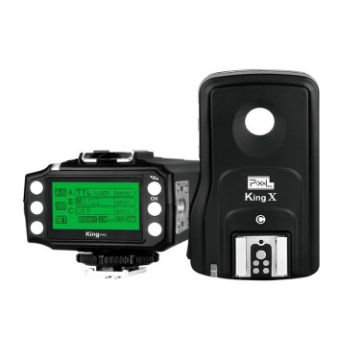Sony Pixel King Pro Camera Wireless Radio Flash TTL Transmitter Receiver - 1
