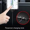 Black Snap-On Air Vent Gravity Cell Phone Holder for Car Navigation - 8