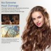 5 in 1 Hot Air Comb Curling Negative Ion Hair Dryer - Black Gold EU Plug - 6