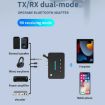 D9 2-in-1 Audio Car Bluetooth Receiver Transmitter NFC Adapter - 8