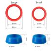10pcs Red Waterproof Dustproof Bike Seatpost Covers for 30-35mm - 3