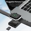 Apple Watch Series USB Magnetic Wireless Charger with Card Reader (Black) - 7