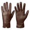 Women's Sheepskin Wool Fleece Lined Touchscreen Gloves, Size M (Coffee) - 1