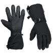 XL Black Winter Ski Snow Gloves for Men & Women - Five-Finger Style - 1