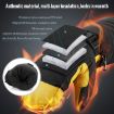 XXL Black Winter Ski Snow Gloves for Men & Women - Five-Finger Style - 4
