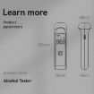 Rechargeable Portable Digital Alcohol Tester Breathalyzer Tool - 9