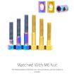 Bicycle Titanium Alloy Seat Post Locking Screws M6x30 Colorful - 8