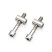 Titanium Alloy Bicycle Seat Post Locking Screws M6x35 - Color: Titanium - 1