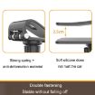 Panoramic Sports Camera Car Sun Visor Bracket Vehicle Mount Base - 5