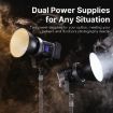 120W VL-120C RGB Photography Video Light for Indoor Shooting - 7