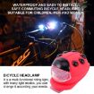 Silicone Ladybug LED Bicycle Headlight - Red Shell & Light - 5