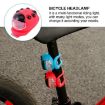 Silicone Ladybug LED Bicycle Headlight - Red Shell & Light - 6