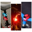Ladybug LED Bicycle Headlight - Blue Shell, White Light, Silicone - 8