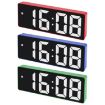 JX012 Green LED Electronic Clock: Battery & Plug-in Bedside Alarm - 2