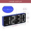 JX012 Green LED Electronic Clock: Battery & Plug-in Bedside Alarm - 3