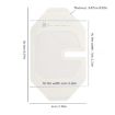 Transparent Waterproof Adhesive Bandages 10pcs Pack 6x7cm Clear Dressing - 8