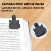 Black Silicone Magnetic Bookmark - Page Turning Reading Tool - 6