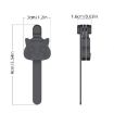 Gray Silicone Magnetic Bookmark - Page Turning Reading Tool - 7