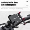 GUB PLUS21 Bike & Motorcycle Phone Holder 360 Rotating Mount Black - 7
