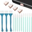 Rose Gold Metal Dust Plug Cleaning Kit for TYPE-C Mobile Phones - 1