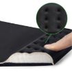 Black Rectangular Memory Foam Slow Rebound Wrist Mouse Pad - Breathable - 5