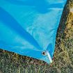 AOTU AT6238 Ultra-thin Pocket Beach Mat 153x143cm - Blue Picnic Mat - 7