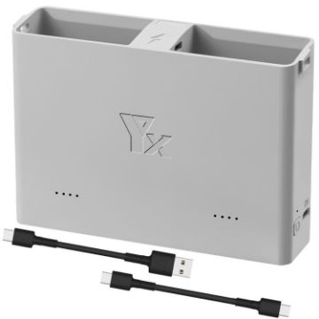 DJI Mini 4/3 Pro YX Two-Way Charger Battery Manager - Silver - 1