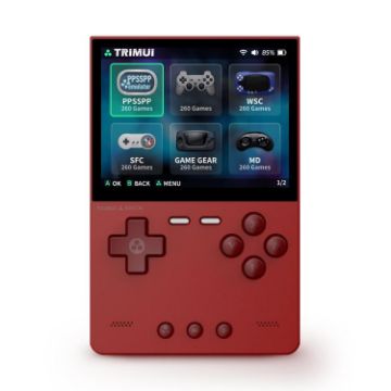 TRIMUI BRICK 128G Red Open Source Pocket Console Bluetooth Retro Arcade - 1