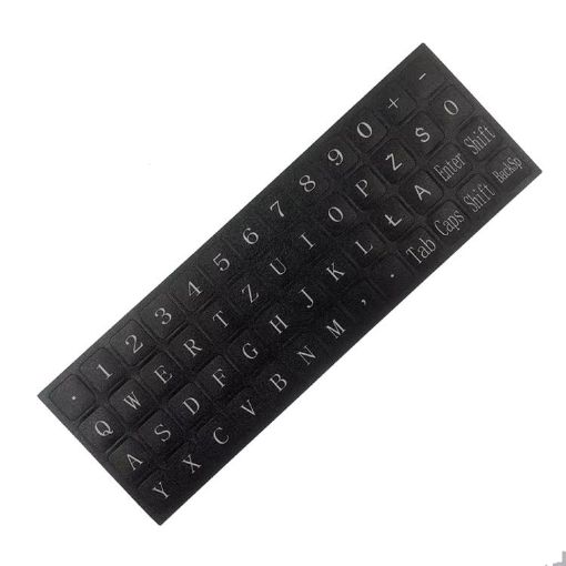 Polish Language Laptop Keyboard Sticker - Easy Application & Durable - 1