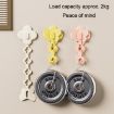 Light Pink Kitchen Storage Cable Winder & Plug Holder Clip - 6