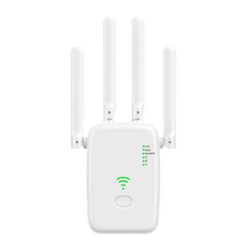 Urant U11 300Mbps WiFi Repeater 2.4G Signal Amplifier WPS EU Plug White - 1