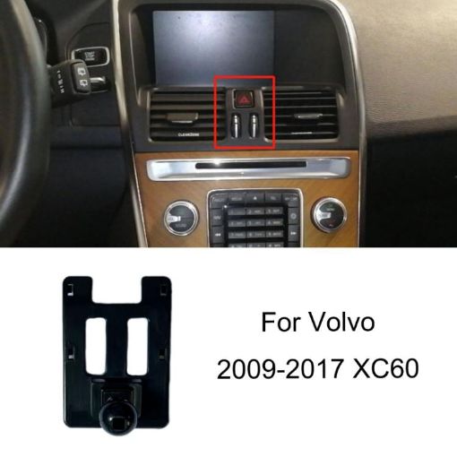 Volvo XC60 09-17 Left Driving Phone Navigation Bracket Base - 1