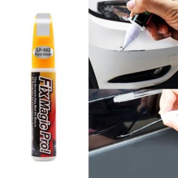 Silver Car Scratch Repair Liquid Paint Touch-Up Pen - Easy Fix Solution - 1