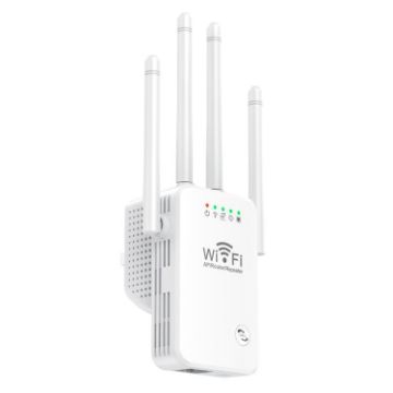 Urant U9 300Mbps 2.4G WiFi Repeater Signal Amplifier WPS AU Plug White - 1