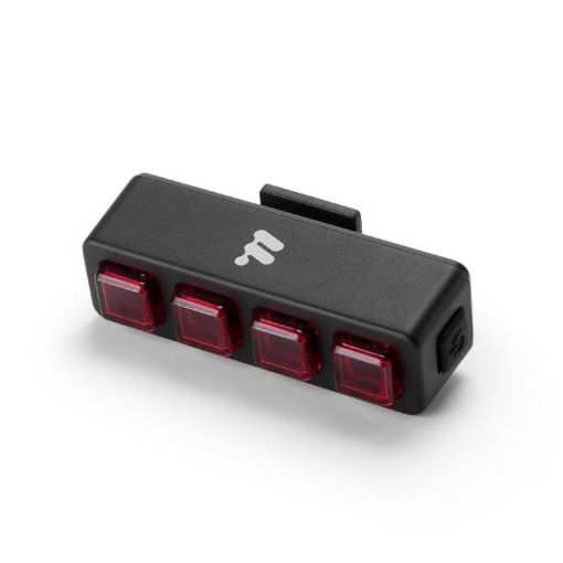 WEST BIKING Bicycle Night Riding Brake Taillight - Square Light Basic - 1