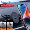 Foldable Magnetic Car Phone Holder - Multi-angle Adjustable Bracket (Black) - 5