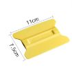 Magnet Car Film Scraper - Yellow Plastic Winged Scraper Tool - 4