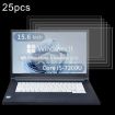 Fujitsu LIFEBOOK A577 15.6" 25pcs 9H Tempered Glass Screen Protector - 1