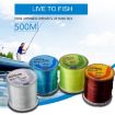 7.0# 0.43mm 8.85kg 500m Fluorescent Yellow Nylon Fishing Line - 2