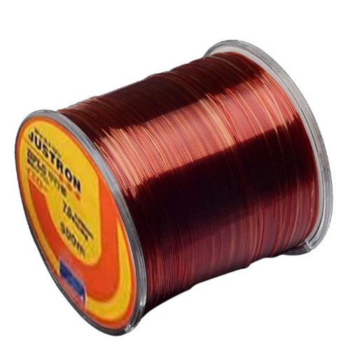 Extra Strong 8.0# 0.47mm Nylon Fishing Line 500m Wine Red 10.1kg Tension - 1