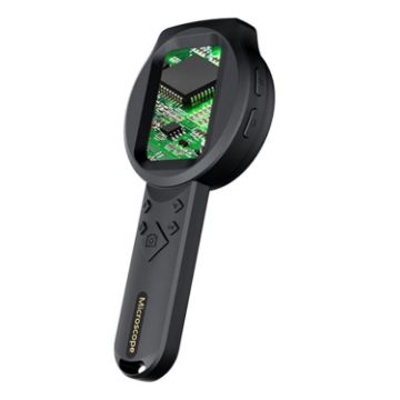 2.8" IPS Screen Handheld Digital Microscope - Black Industrial Tool - 1