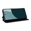 Sharp Aquos R10/R9 Blue Flip Leather Phone Case with Cubic Grid Texture - 4