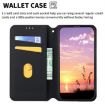 Motorola Edge 5G 2025 Flip Leather Phone Case - Purple Cubic Grid Texture - 4
