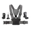 4 in 1 Quick Release Body Mount Belt Chest Strap with Screw - Grey - 1